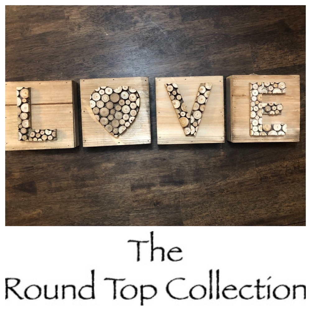 RTC- Wooden “LOVE” Signs